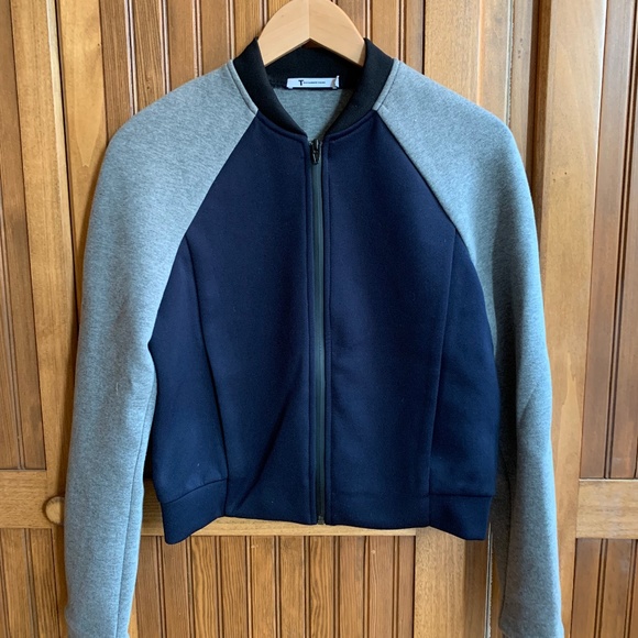 ALEXANDER WANG NAVY & GREY COAT - Picture 1 of 6